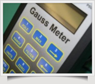 Gauss meter for magnet testing